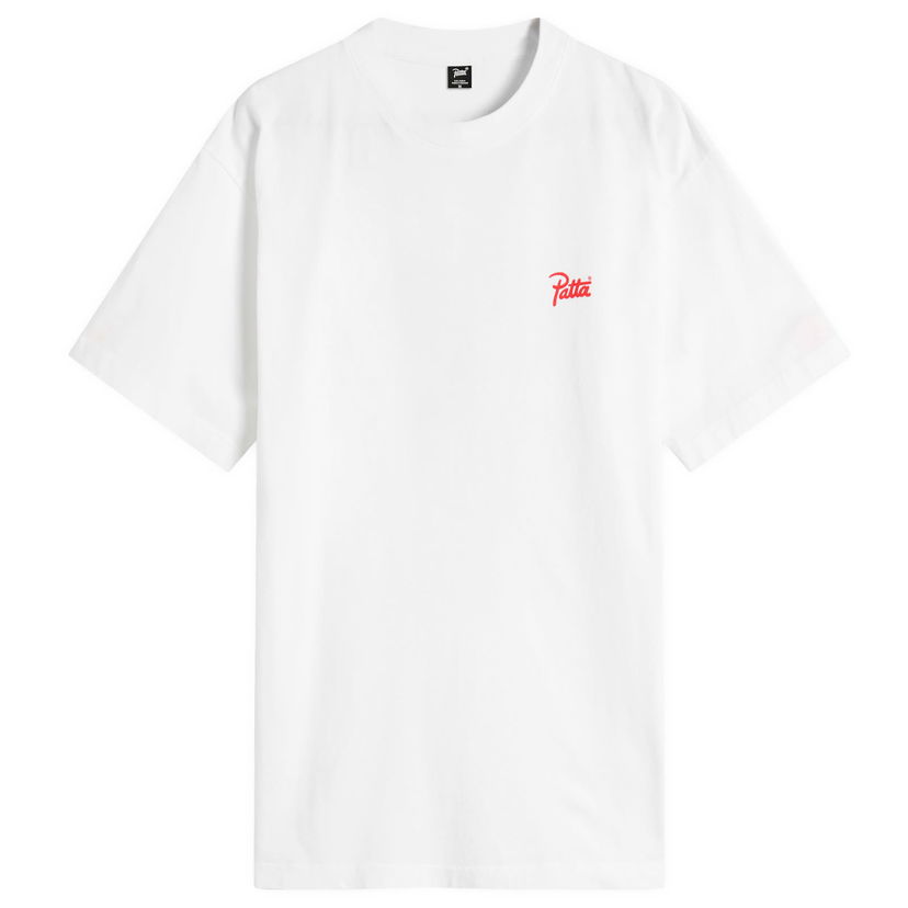T-shirt Patta Patta Smooth Operator T-Shirt, Size X-Small Vit | POC-AW25-1000-290-0081-002