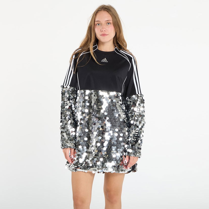 Klä adidas Originals Adilenium Season 4 Teamgeist Sequins Mini Dress Svart | KE9798