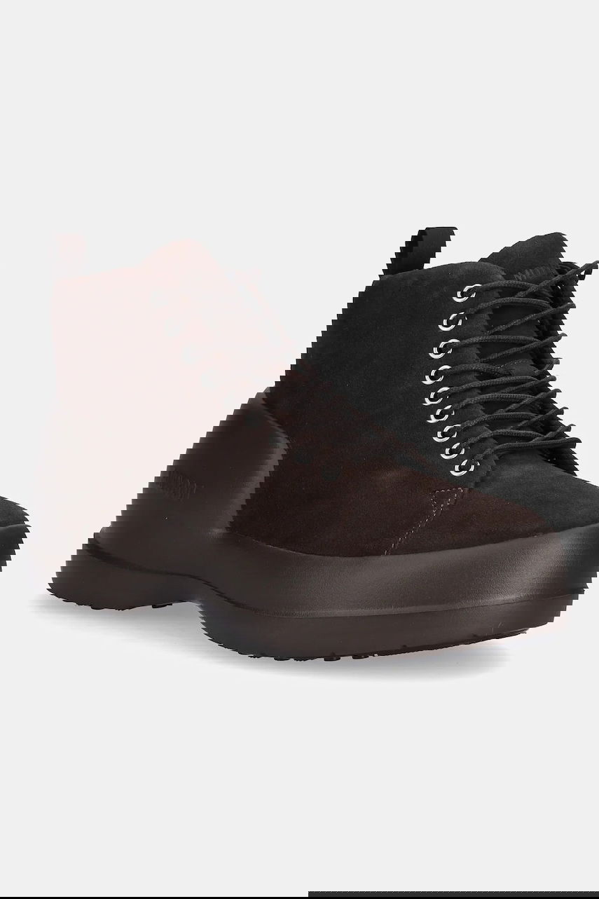 Sneakers och skor Moon Boot MEZZALUNA LACE UP MID SUEDE Boots Brun | 80D2500030.M010, 0