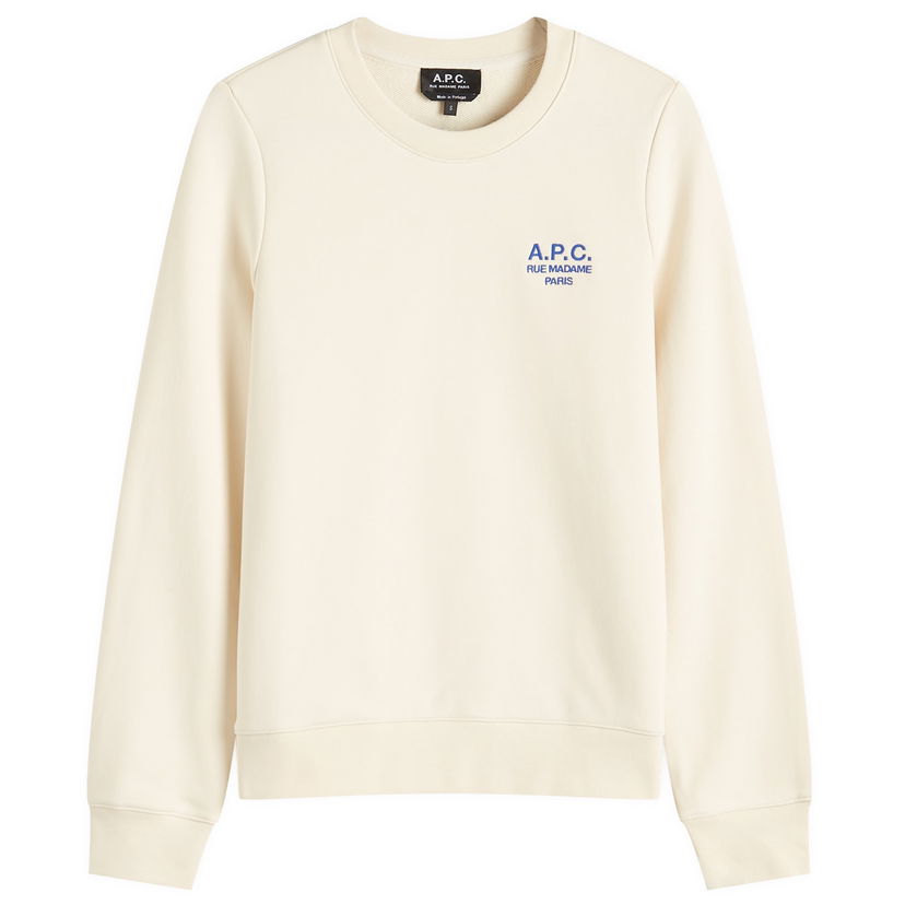 Sweater A.P.C. Women's Skye Sweatshirt, Size Large Beige | COEZD-F27700-TAJ