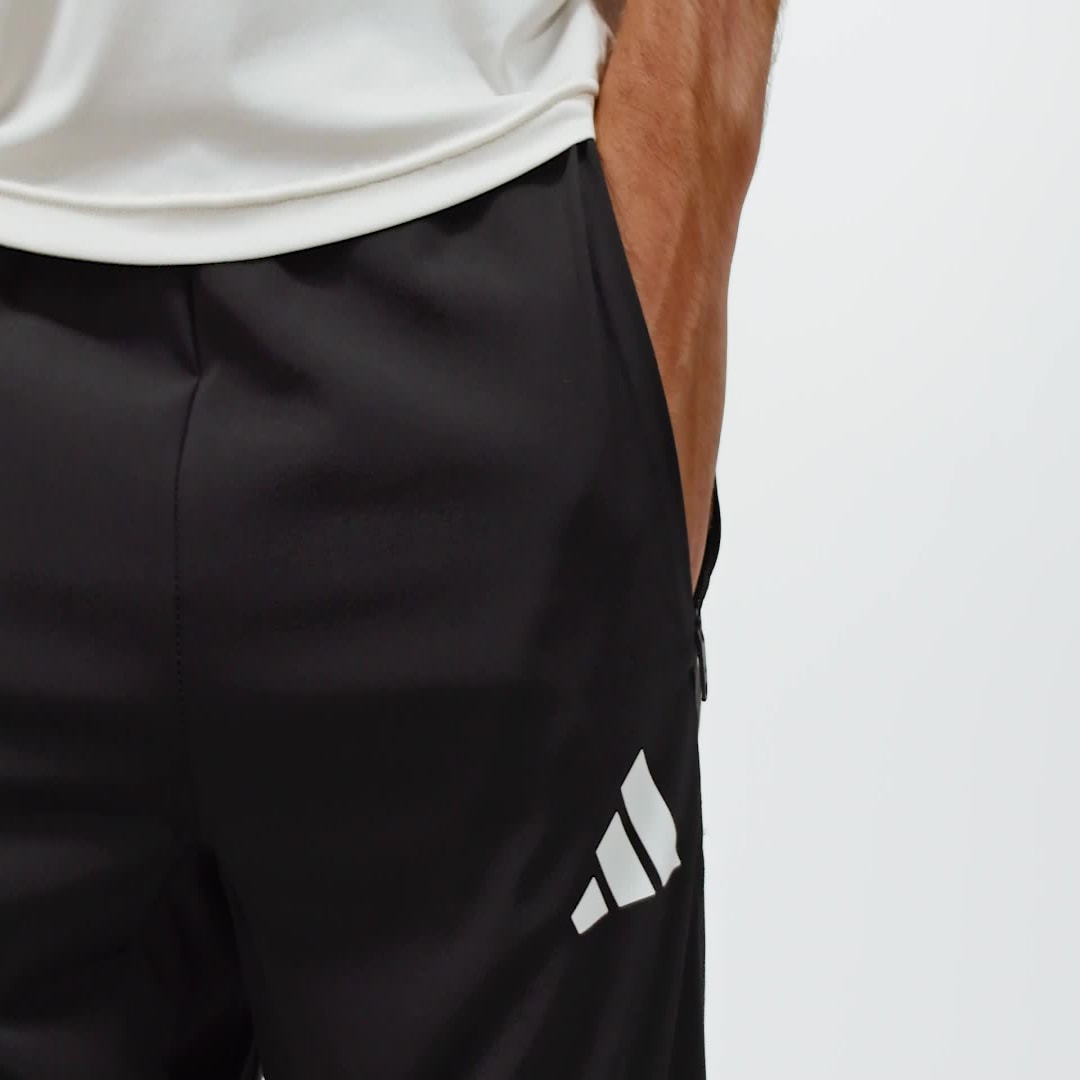 Träningsbyxor adidas Performance Woven Joggers With Stripes Svart | JC5230, 1