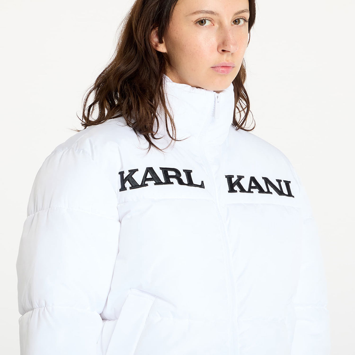 Pufferjacka Karl Kani Retro Essential Puffer Jacket Vit | 61760001, 1