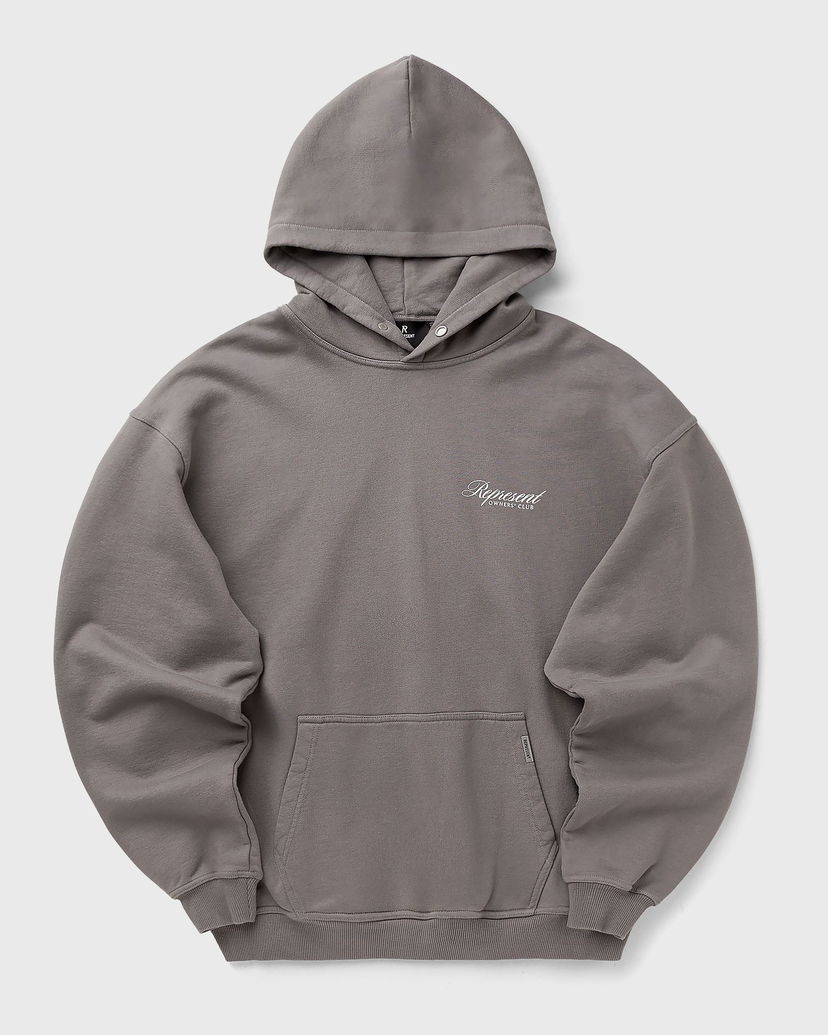 Sweatshirt Represent Clo Represent Owners Club Script Men's Hoodie Grå | OCM41200-46