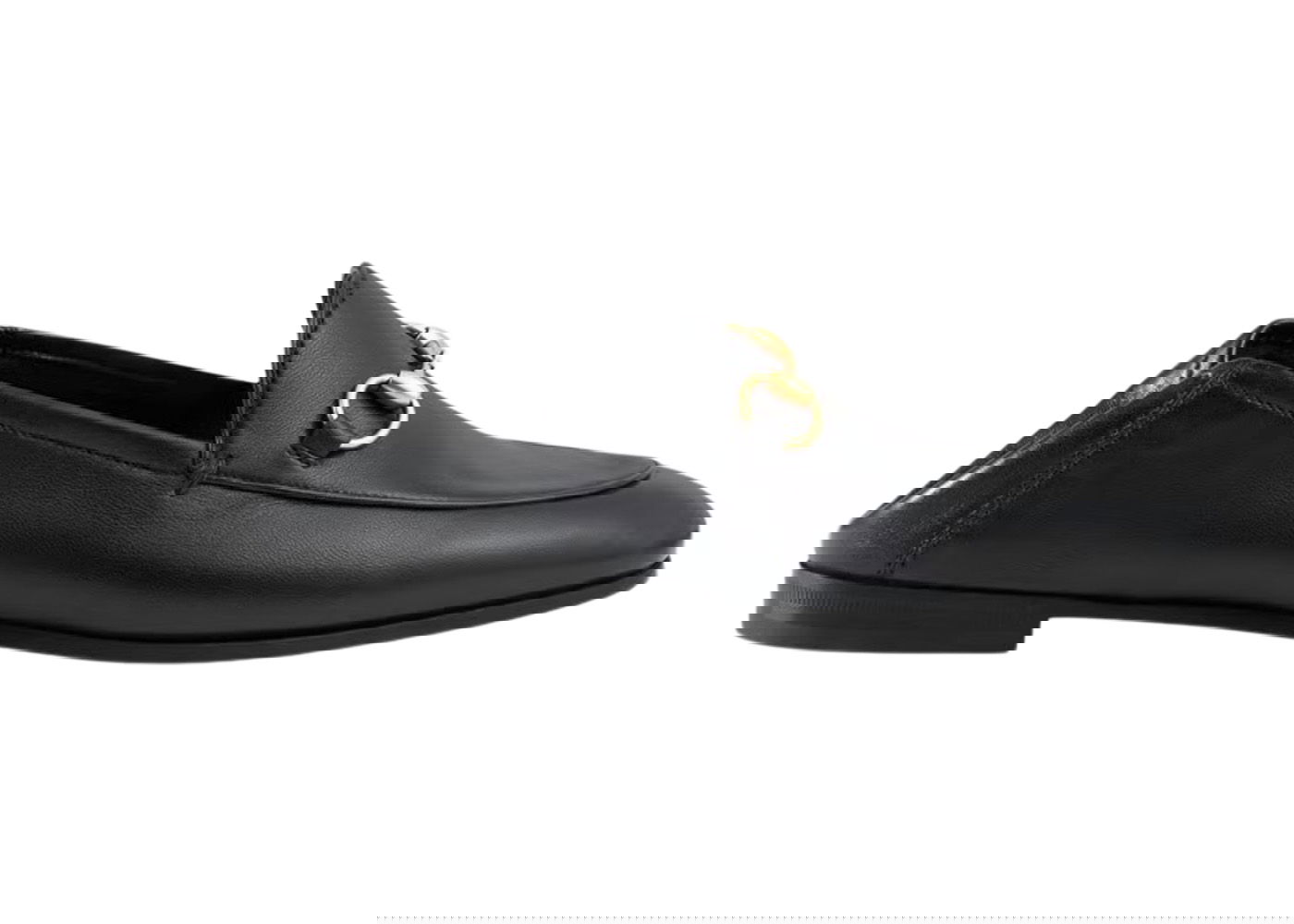 Sneakers och skor Gucci Horsebit Slip On Loafer Black Leather Svart | 414998 DLC00 1000, 0