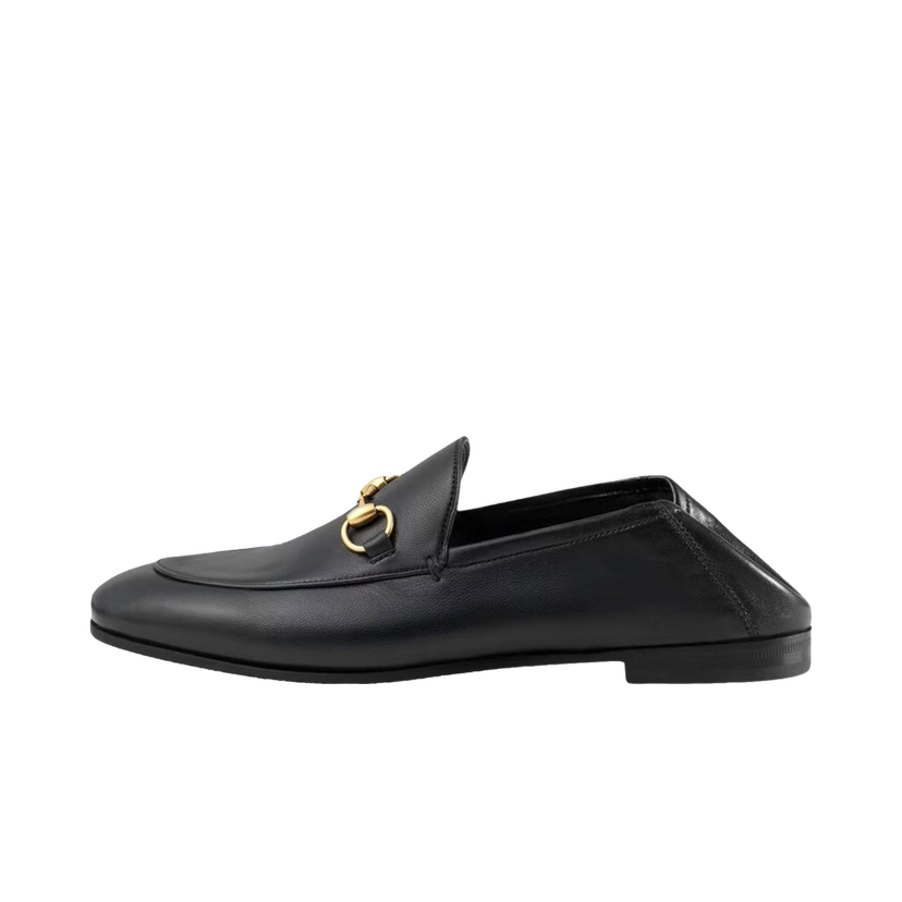 Sneakers och skor Gucci Horsebit Slip On Loafer Black Leather Svart | 414998 DLC00 1000