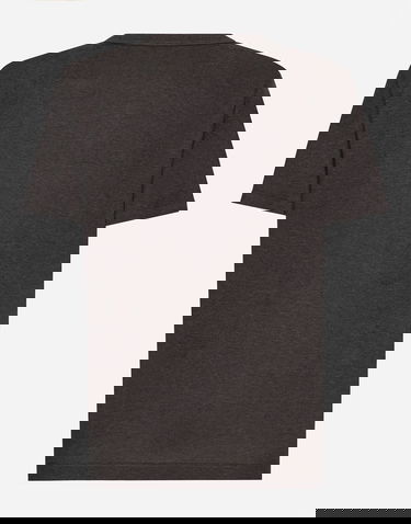 T-shirt Dolce & Gabbana Heathered V-neck T-shirt Brun | G8KG0TFU7EQS8292, 1