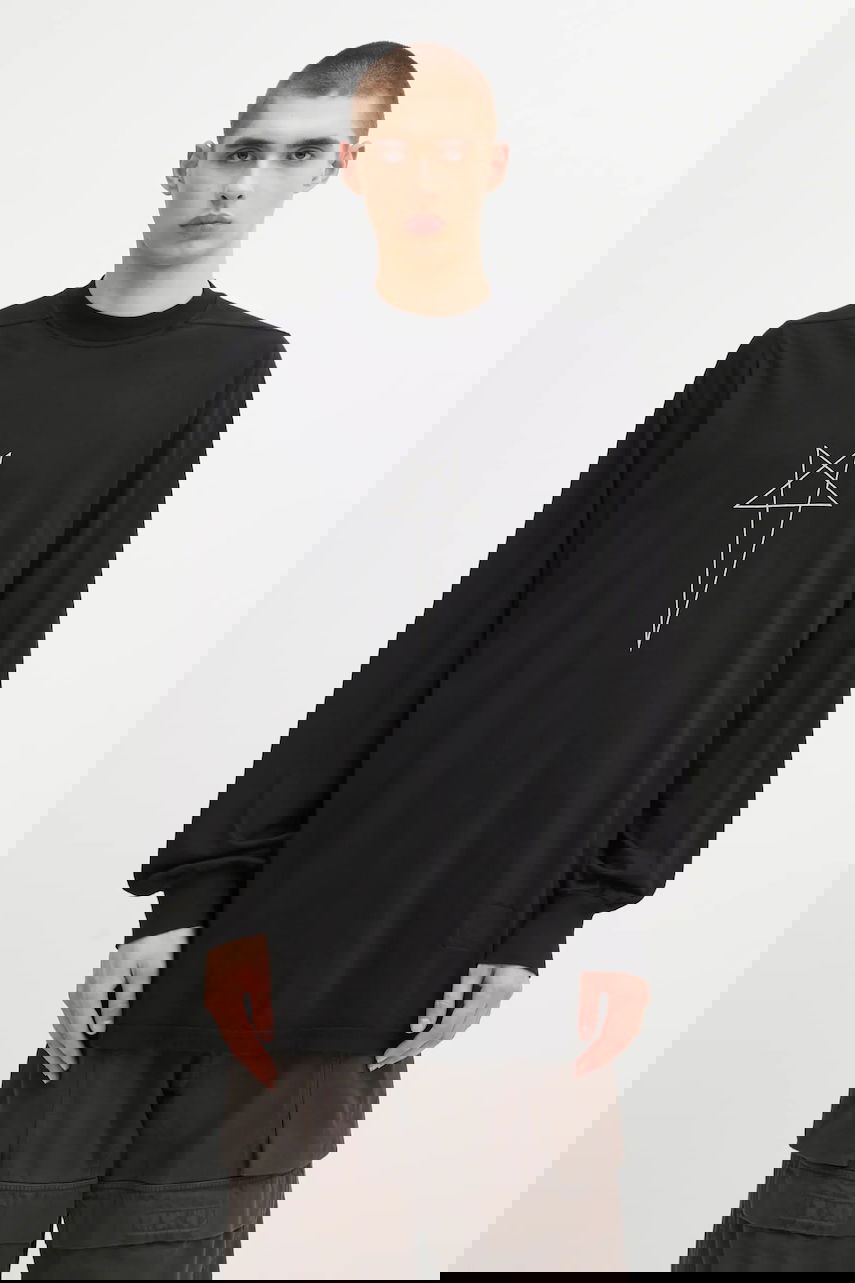 T-shirt Rick Owens Rick Owens DRKSHDW Jumbo Long Sleeve T-Shirt Svart | DU02E7261.RNEP3, 0