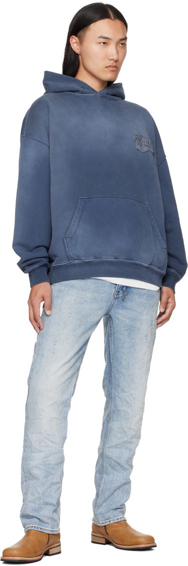 Sweatshirt Ksubi Ksubi Ace Ekcess Hoodie Blå | MFA25FL001, 3