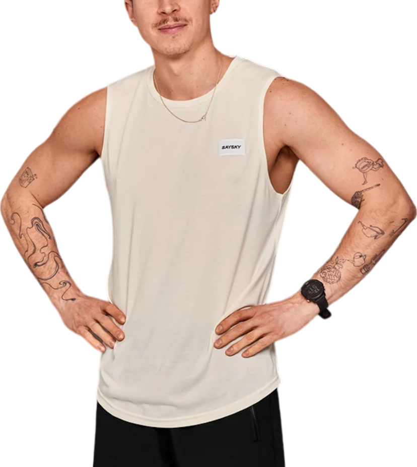 Linne Saysky Saysky Clean Motion Tank Top Vit | xmrsi51c102