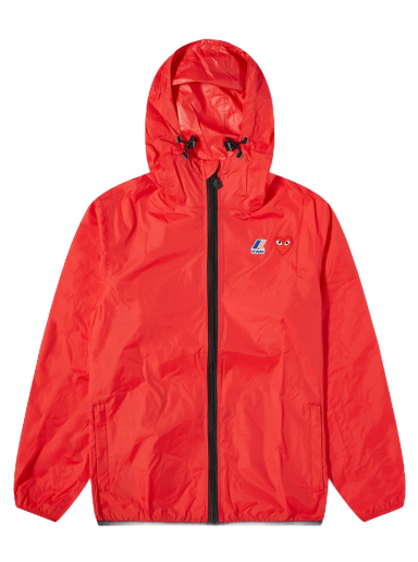 Parkas Comme des Garçons K-Way x Full Zip Packable Jacket Röd | P1J501-2