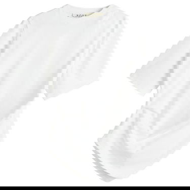 T-shirt Róhe Re-Invented Twisted T-Shirt Vit | 416-20-206, 1