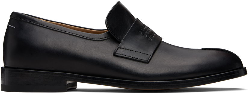 Sneakers och skor Maison Margiela MM6 Maison Margiela New Classic Stitch Loafers Svart | S59WR0096 P5000