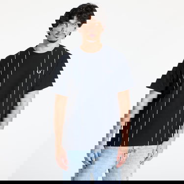 T-shirt Fred Perry Fred Perry Pinstripe T-Shirt Mörkblå | M9859 608, 0