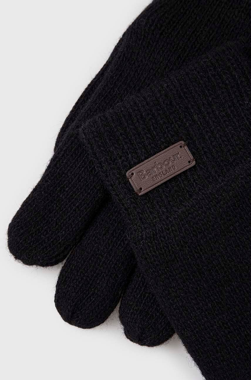 Handskar Barbour Carlton Knit Gloves Svart | MGL0065, 1