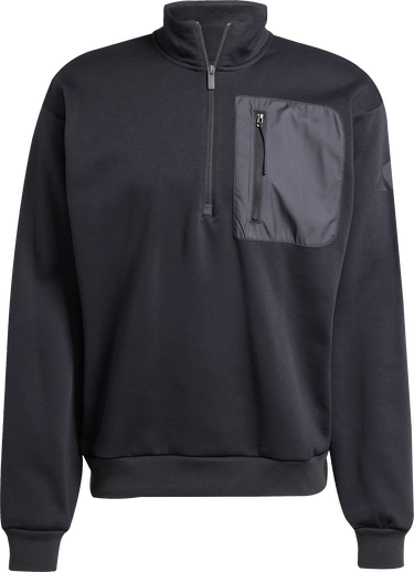 Sweatshirt adidas Originals adidas City Escape Fleece Half-Zip Sweatshirt Svart | jf3290, 0