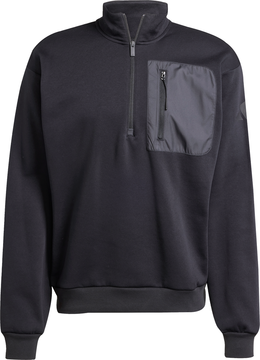 Sweatshirt adidas Originals adidas City Escape Fleece Half-Zip Sweatshirt Svart | jf3290