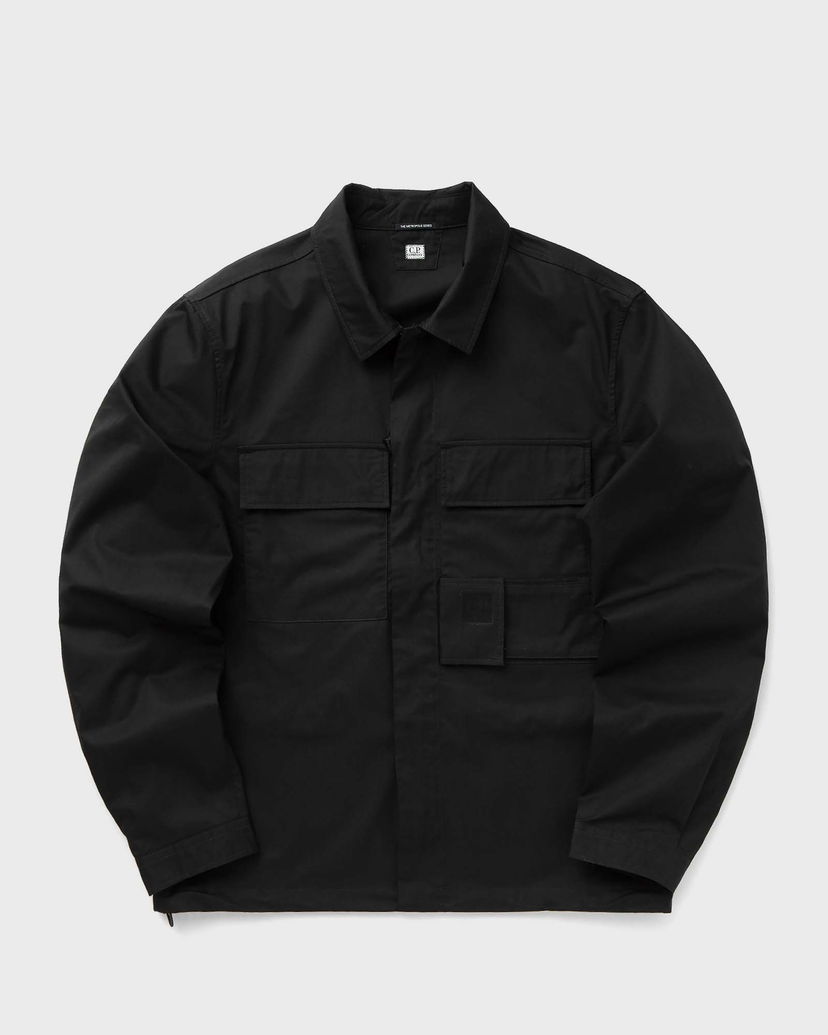 Jacka C.P. Company METROPOLIS SERIES GABARDINE UTILITY OVERSHIRT Svart | 17CLOS040A006472A-999