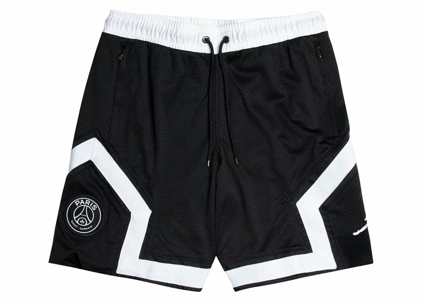 Shorts Jordan Jordan x Paris Saint Germain Diamond Corto Shorts Black/White Svart | BQ8376-010, 0