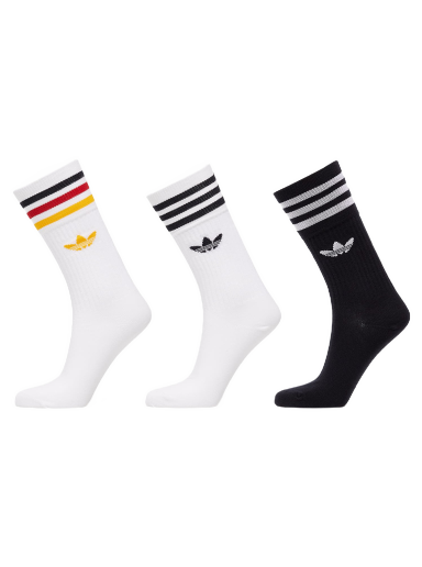 Strumpor adidas Originals Crew Socks 3-Pack Flerfärgad | HM2740