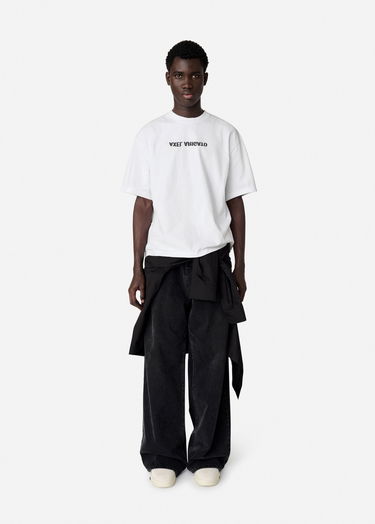 T-shirt AXEL ARIGATO Distort Graphic Print T-Shirt Vit | A3118001, 4