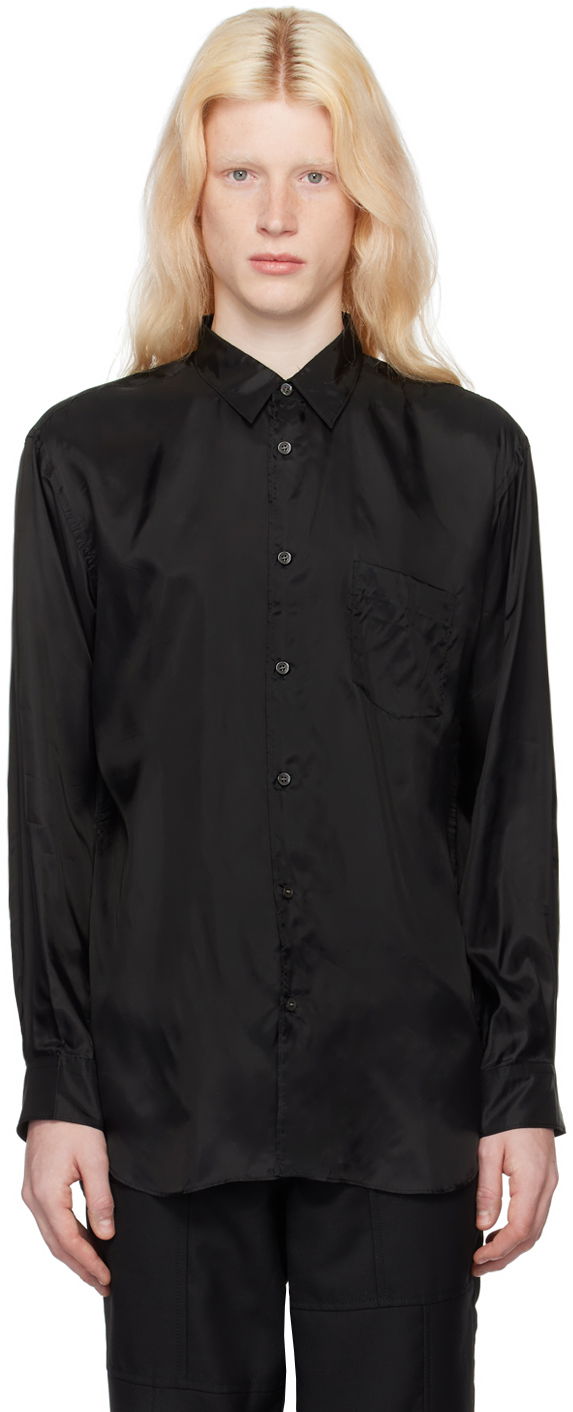 Skjorta Comme des Garçons Buttoned Shirt Svart | FZ-B132-051