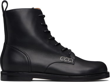 Sneakers och skor JW Anderson JW Anderson Lace-Up Leather Boots Svart | BT0108-LA0268, 0