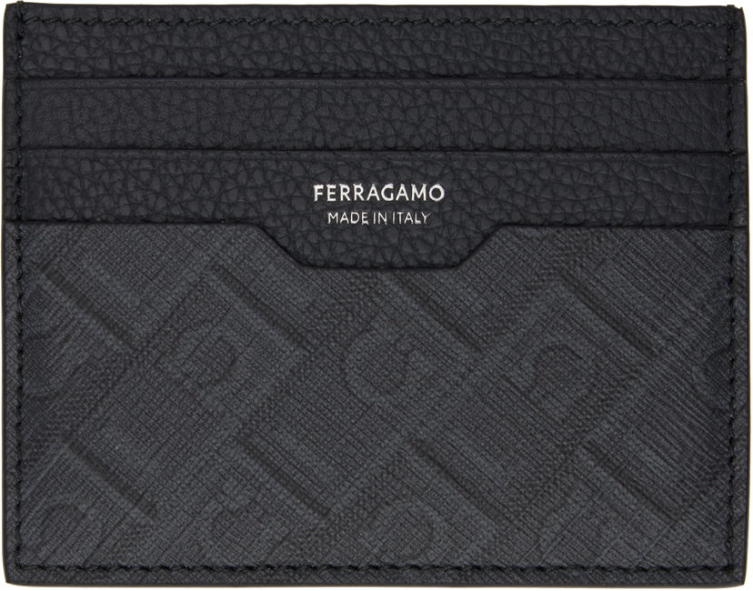 Plånbok FERRAGAMO Ferragamo Credit Card Holder Svart | 780321