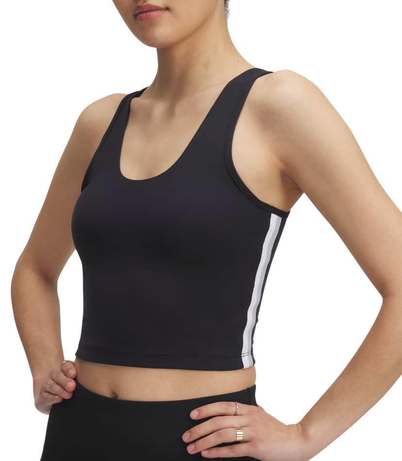 Crop top Under Armour UA Motion Sport Tape Crop Tank Svart | 6005844-006