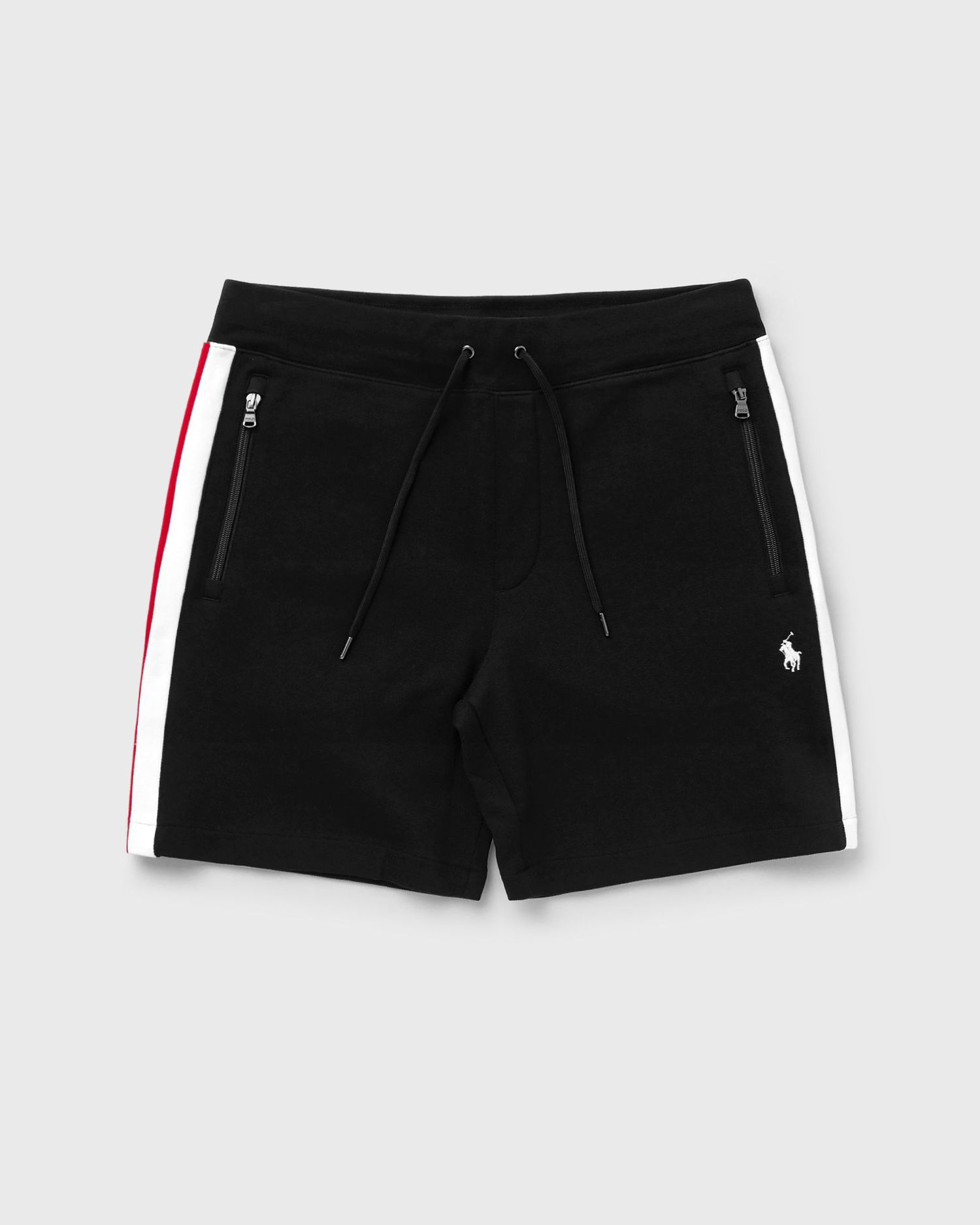 Shorts Polo by Ralph Lauren Athletic Drawstring Shorts with Side Stripes and Zipper Pockets Svart | 710971948002, 0