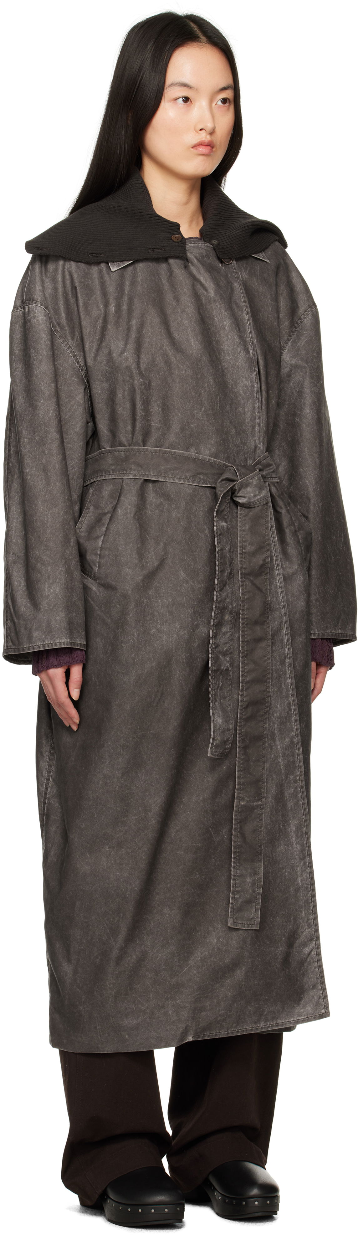 Trenchcoat OUR LEGACY Our Legacy Court Coat Grå | W2251CA, 1