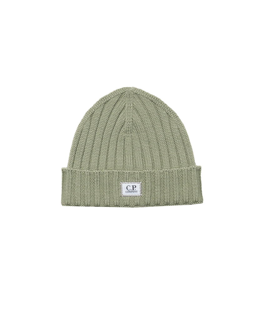 Mössa C.P. Company C.P. Company Knit Beanie Grön | 19CMAC738A005509A-631