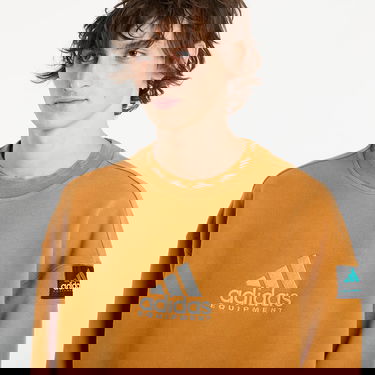 Sweatshirt adidas Originals Adidas Equipment Reflective Embroidery Crew Sweatshirt Orange | JX1457, 4