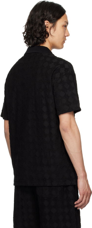 Polotröja AMIRI AMIRI MA Quad Toweling Polo Svart | AMJYPO1015, 2