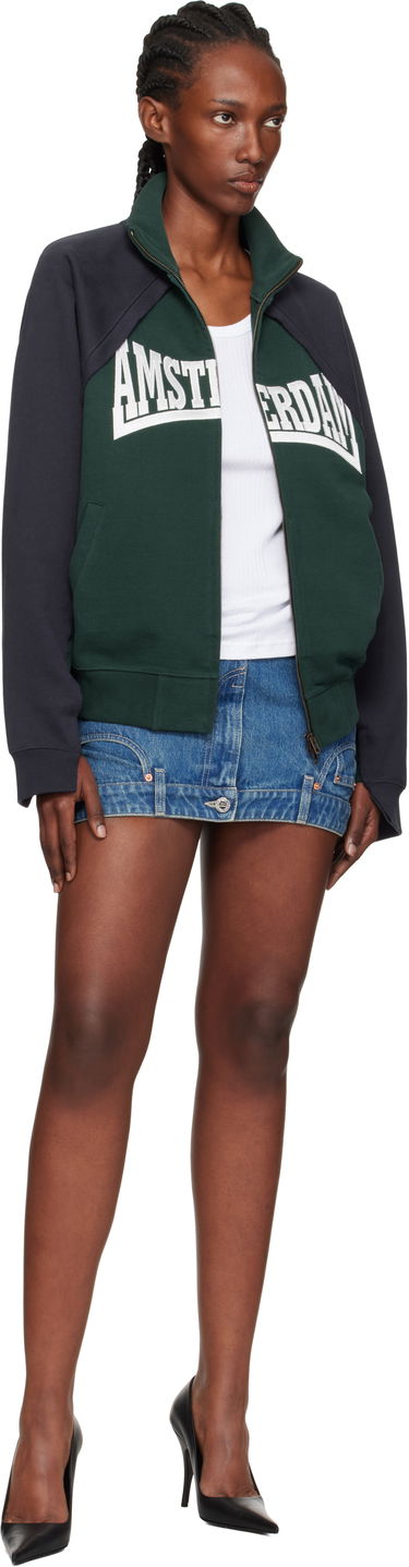 Kjol VETEMENTS Vetements Upside-Down Denim Miniskirt Blå | WH76DK007VB, 3