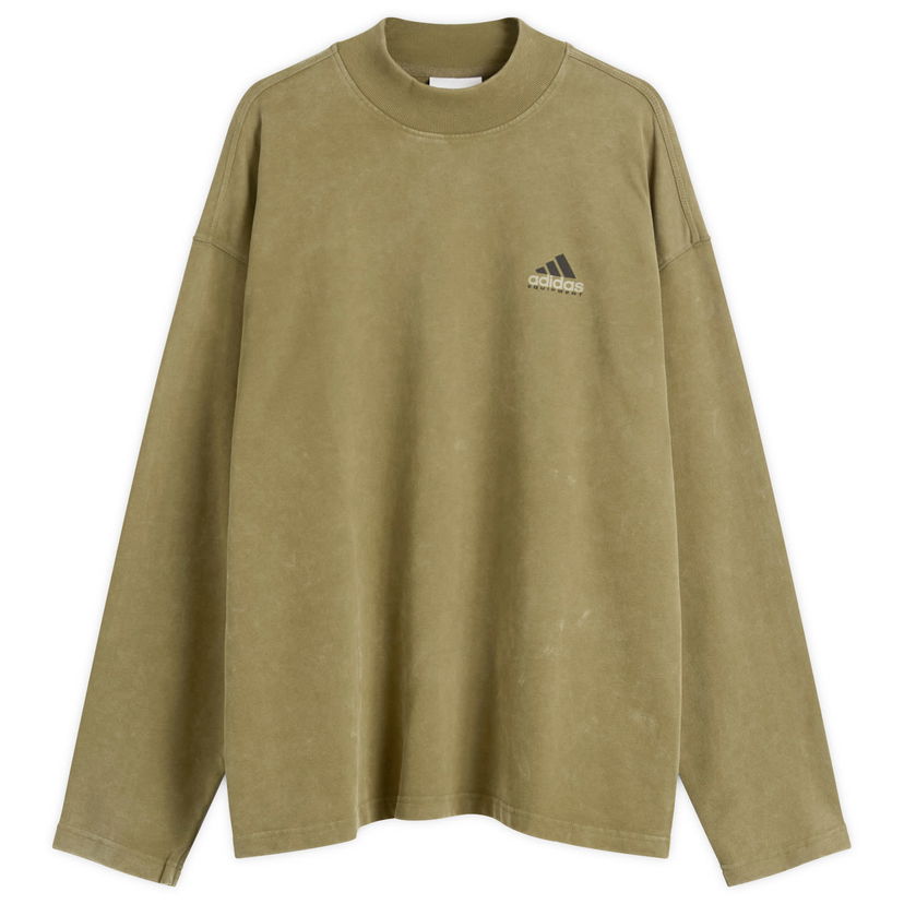T-shirt adidas Originals EQT Graphic Long-Sleeve Mock Neck T-Shirt Grön | JV5812