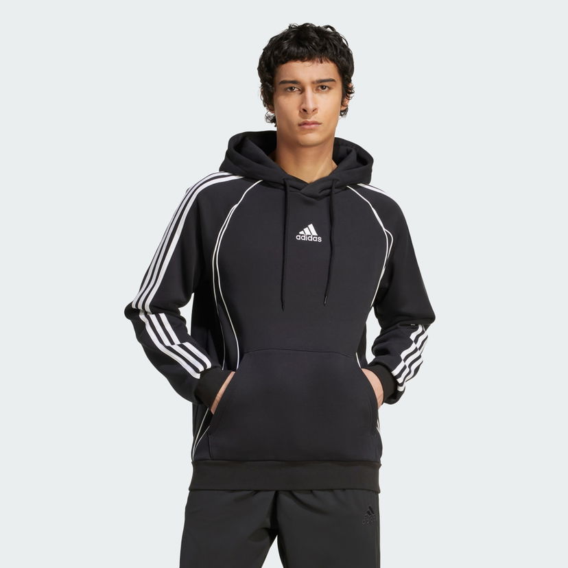 Sweatshirt adidas Performance Adicolor Teamgeist Cut Line Hoodie Svart | JY6394
