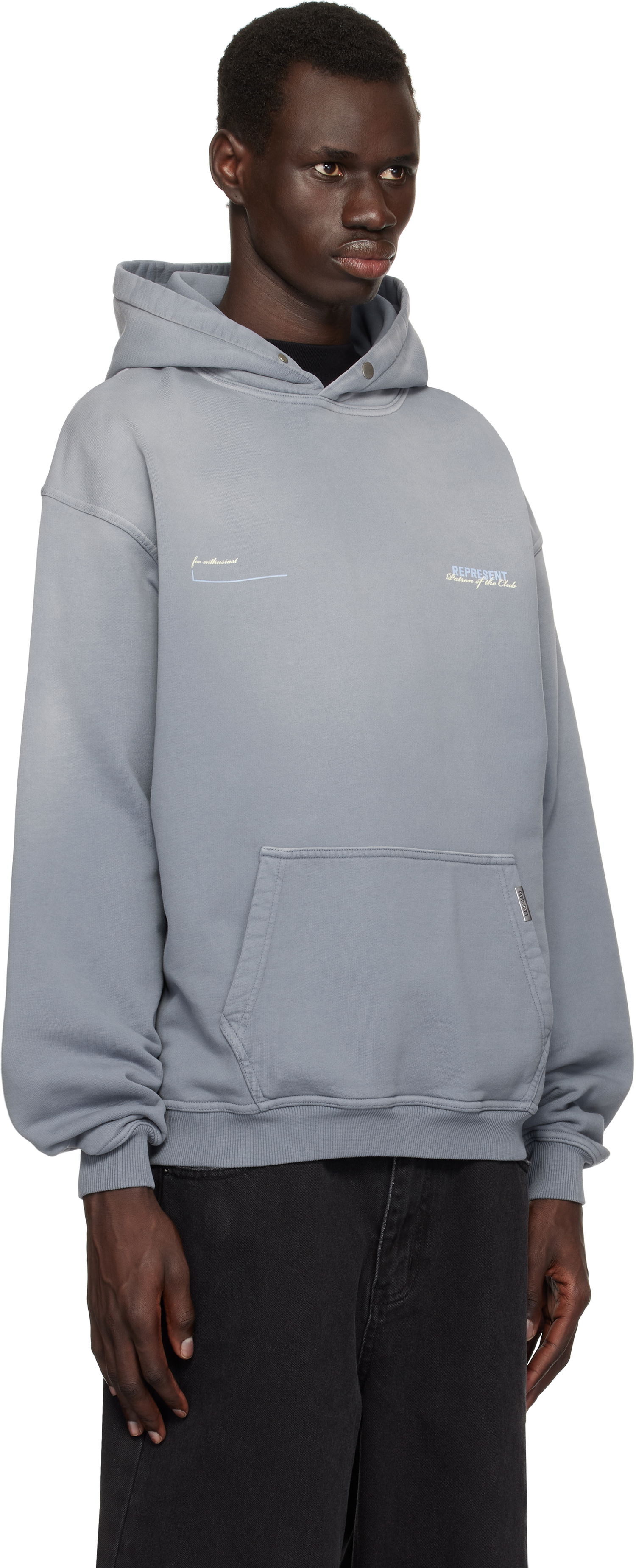 Sweatshirt Represent Clo Represent 'Patron Of The Club' Hoodie Grå | MLM4270, 1