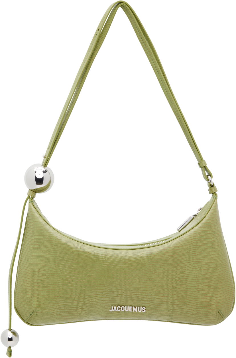 Axelväska Jacquemus Jacquemus La Croisière 'The Large Bisou Perle' Shoulder Bag Grön | 25E251BA410-3235