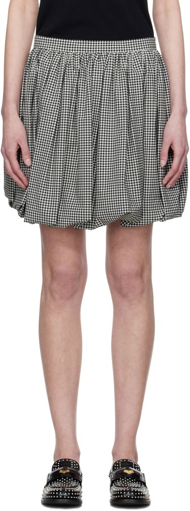 Kjol Marni Marni Gingham Balloon Miniskirt Svart | GOMA0699U0 UTP787, 0