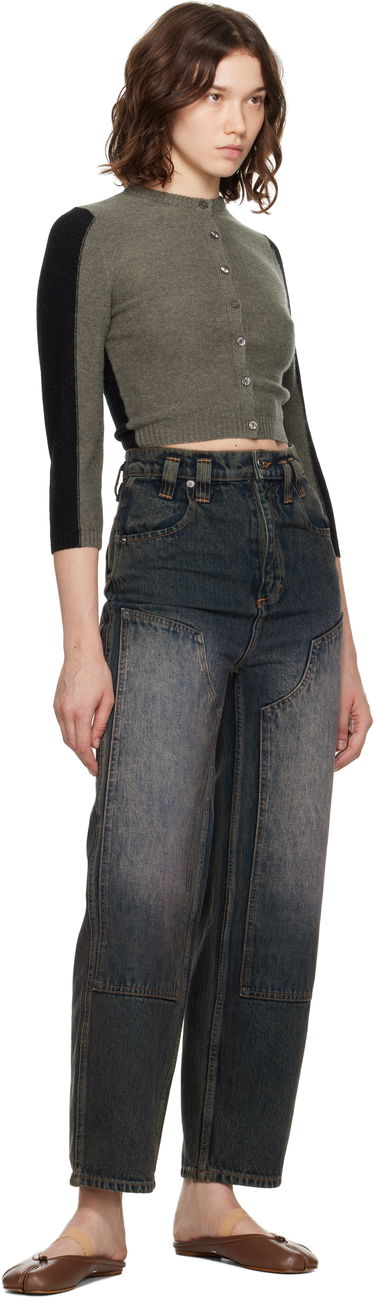 Jeans Eckhaus Latta Eckhaus Latta Double Knee Baggy Jeans Blå | 1229-EL-PF25-MR -, 3