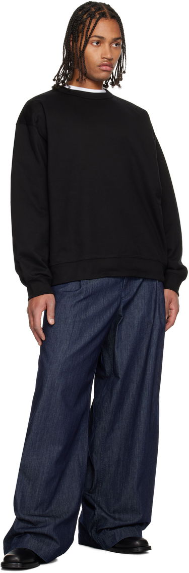 Sweatshirt Dries Van Noten Dries Van Noten Oversized Sweatshirt Svart | 252-021152-2611, 3