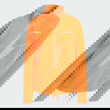 Sweatshirt adidas Performance Terrex XPLORIC High-Pile-Fleece Orange | IM7425, 5