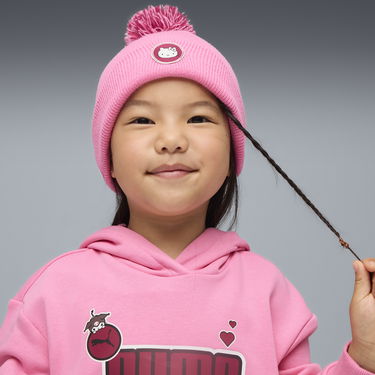 Mössa Puma PUMA x HELLO KITTY AND FRIENDS Pom-pom Beanie Rosa | 026562_01, 1
