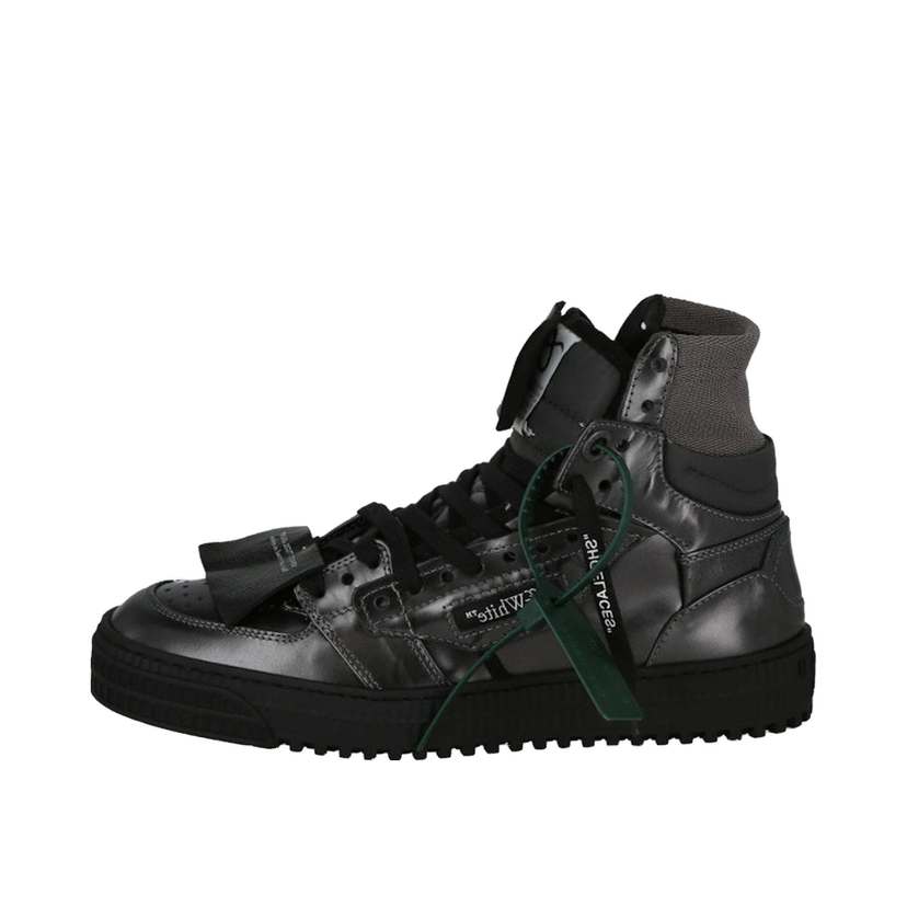 Sneakers och skor Off-White 3.0 Off Court Full Laminated Dark Grey Svart | IA065F23 LEA004 7777