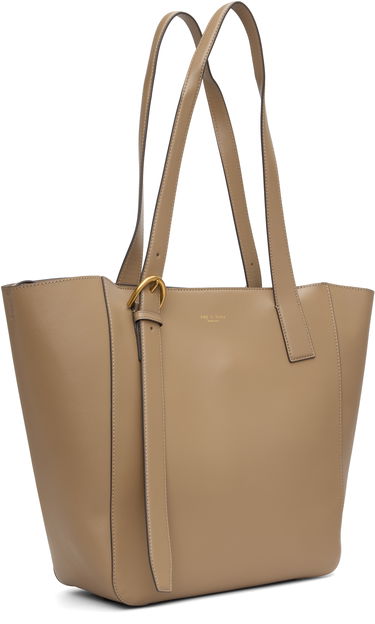 Tygpåse rag & bone Rag & Bone Parker Leather Tote Beige | LE101325, 1
