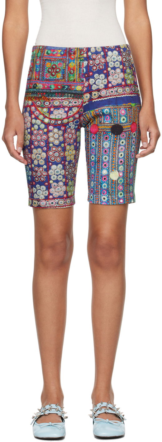 Shorts Comme des Garçons Comme Des Garçons Printed Cycling Shorts Flerfärgad | TM-T020-051