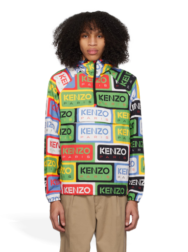 Jacka KENZO Paris Labels Grön | FD55BL0539NG