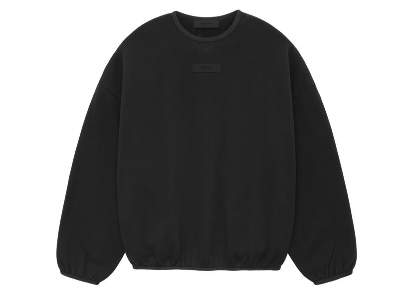 Sweatshirt Fear of God Core Collection Crewneck Black Svart | 192SU244680F