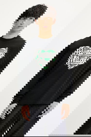 T-shirt Human Made Human Made Long Sleeve Graphic T-Shirt Svart | HM29CS021, 0