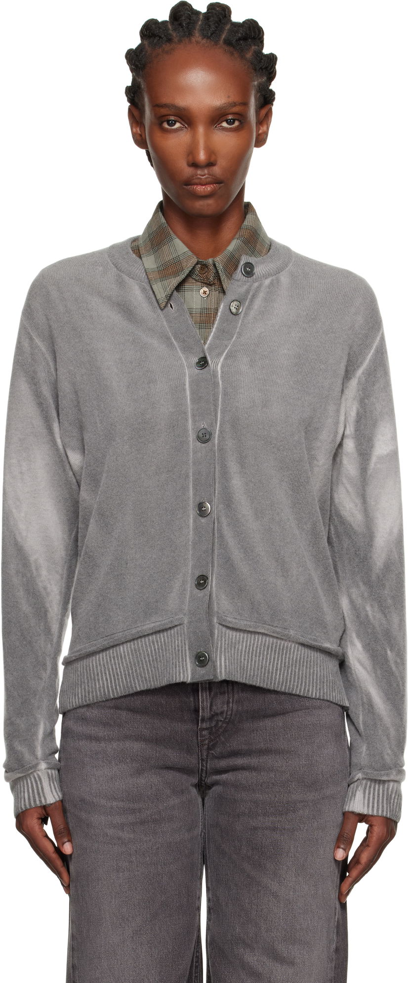 Sweater OUR LEGACY OUR LEGACY Dual Cardigan Grå | W4253DG